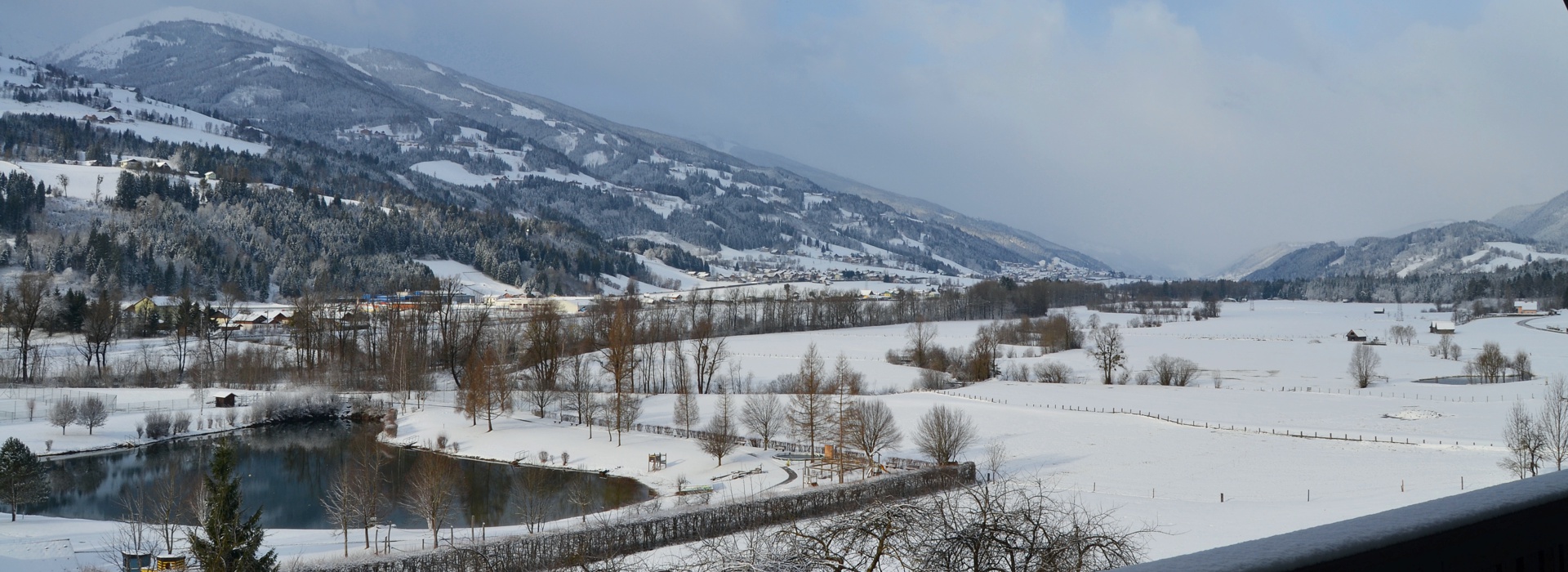 Ausblick vom Balkon